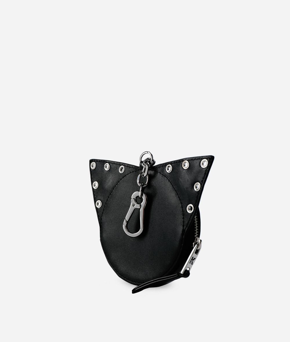KARL LAGERFELD K/Rocky Choupette portemonnaie en cuir Portefeuille Femme d