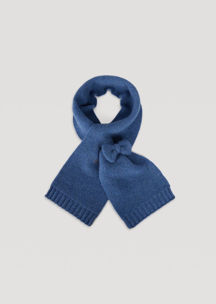 Bufanda de lana con lacito Bufanda de lana con lacito