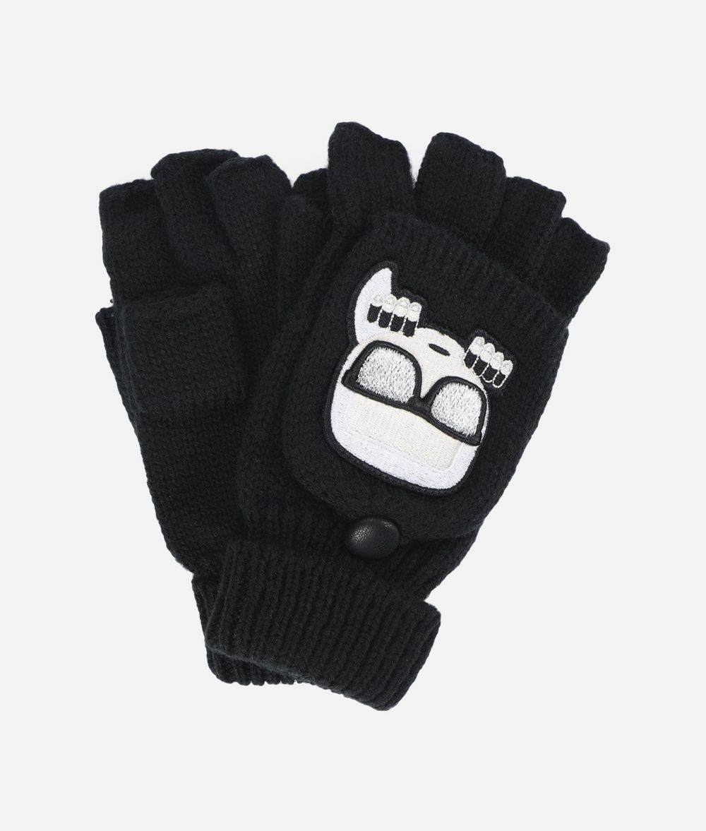 KARL LAGERFELD K/Ikonik Wool Gloves Glove Woman f
