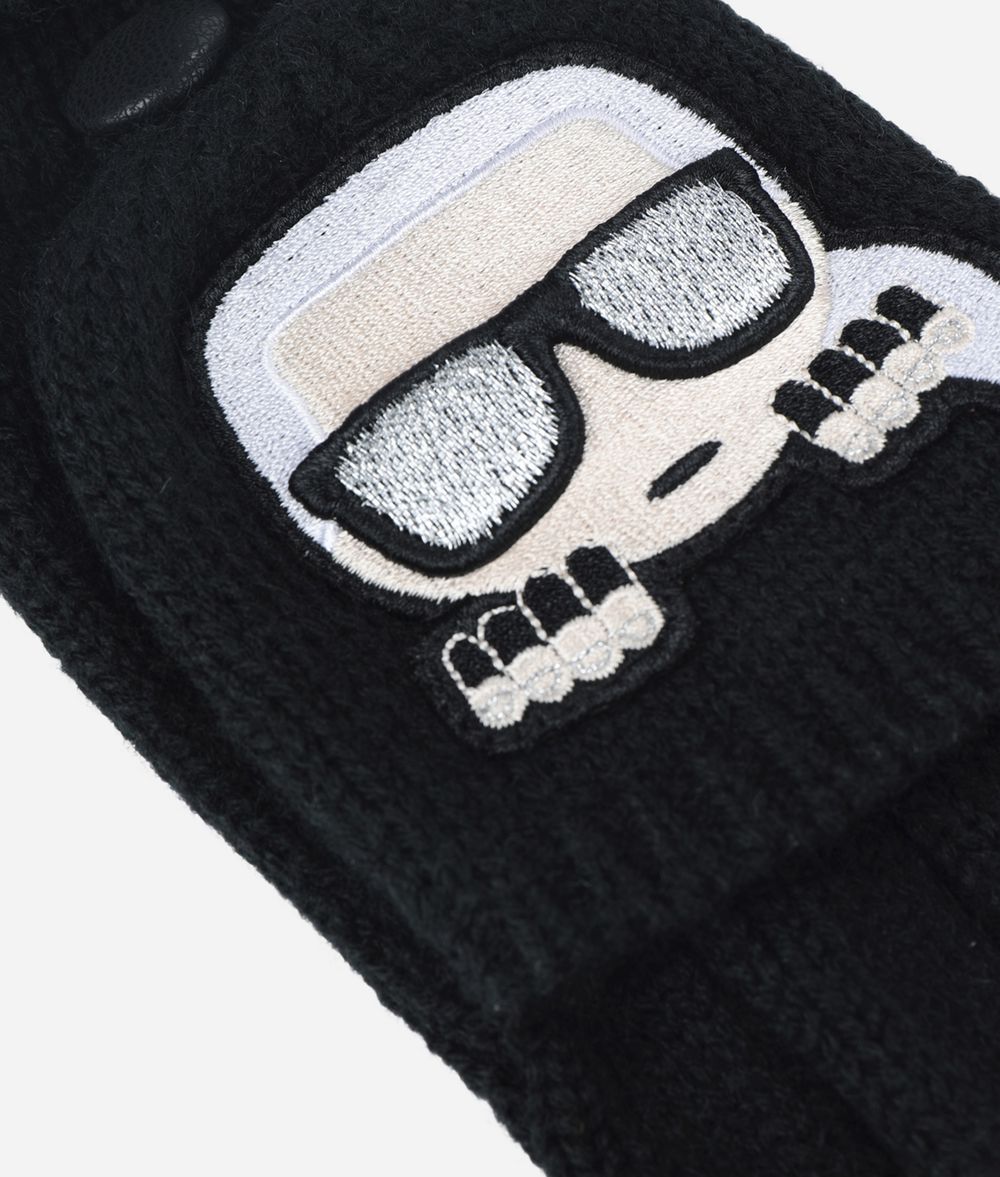 KARL LAGERFELD K/Ikonik Wool Gloves Glove Woman r