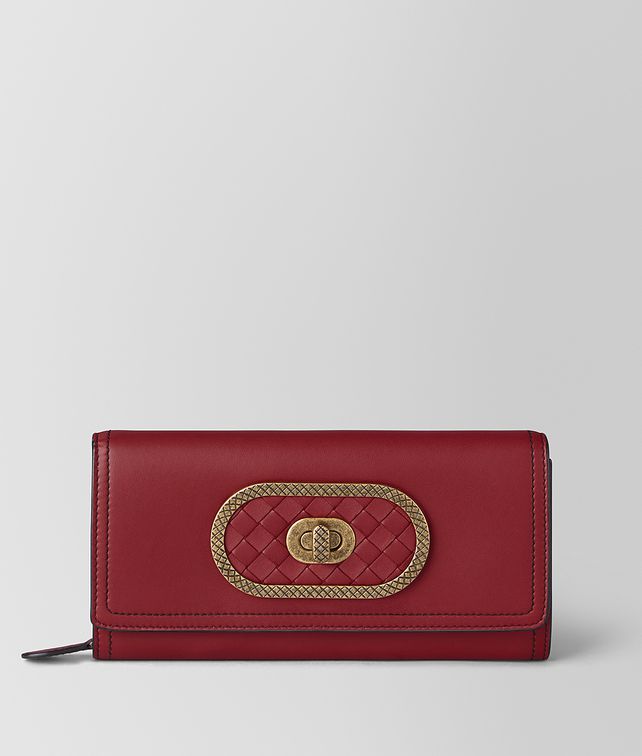 BOTTEGA VENETA CONTINENTAL WALLET IN NAPPA Large Wallet Woman fp