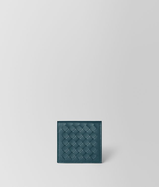 BOTTEGA VENETA COIN PURSE IN NAPPA BICOLOUR Small Wallet Man fp