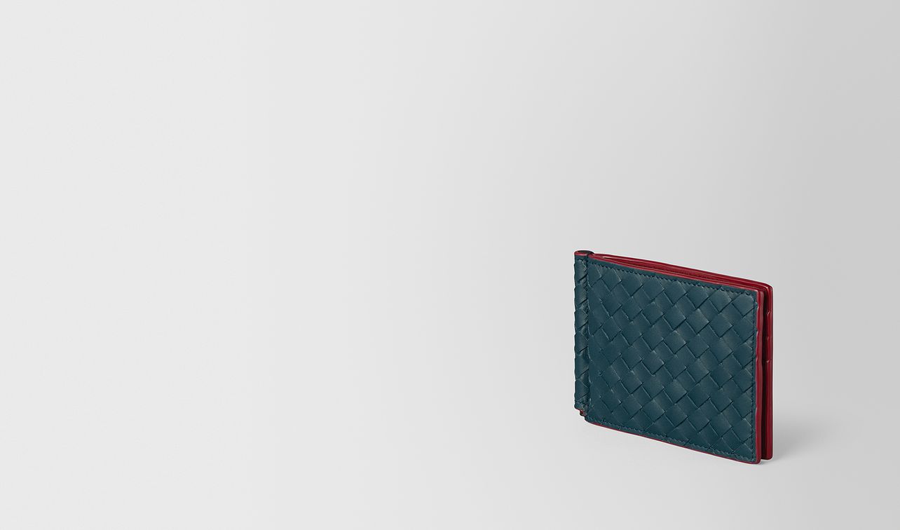 portefeuille en cuir vn intrecciato et cuir nappa landing