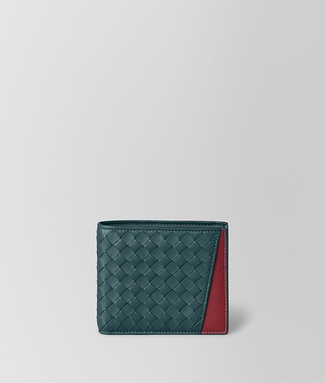 BOTTEGA VENETA PORTEFEUILLE EN CUIR NAPPA BICOLORE Portefeuilles petit format Homme fp