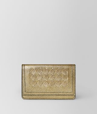CARD CASE IN METALLIC CALF 