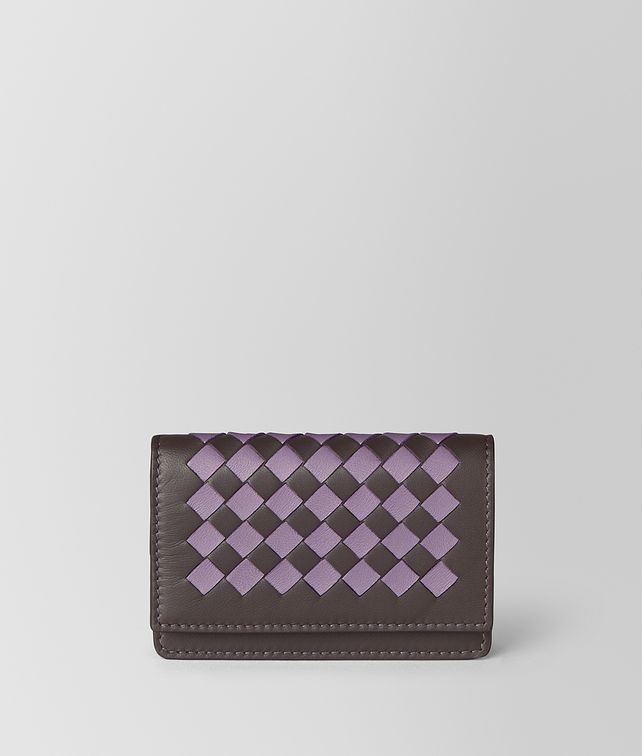 BOTTEGA VENETA CARD CASE IN INTRECCIATO CHEQUER Card Case E fp