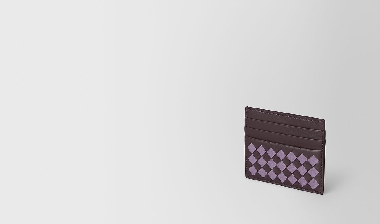 porta carte in intrecciato checker landing