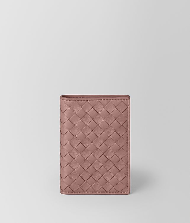 BOTTEGA VENETA TRAIN PASS CASE IN INTRECCIATO NAPPA Card Case E fp