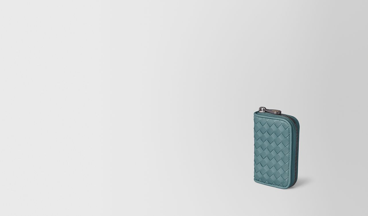 coin purse in intrecciato nappa landing