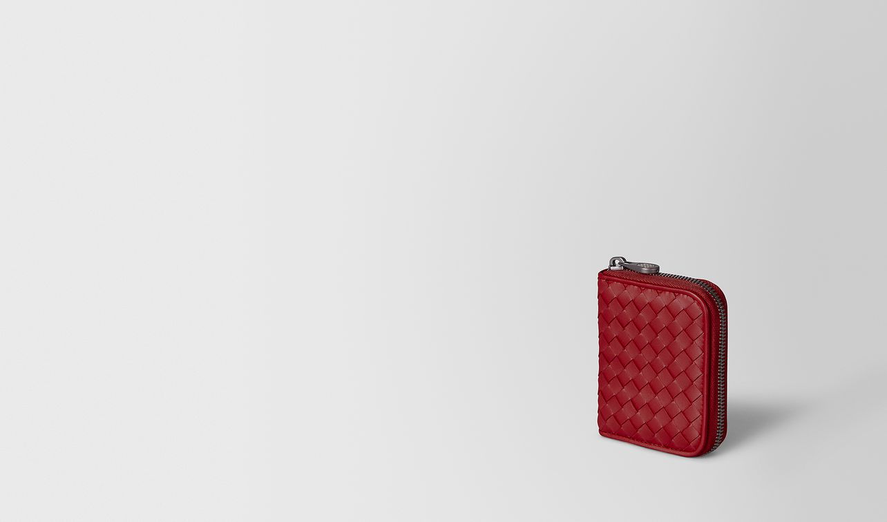 coin purse in intrecciato nappa landing