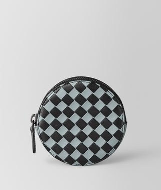COIN PURSE IN INTRECCIATO CHECKER 