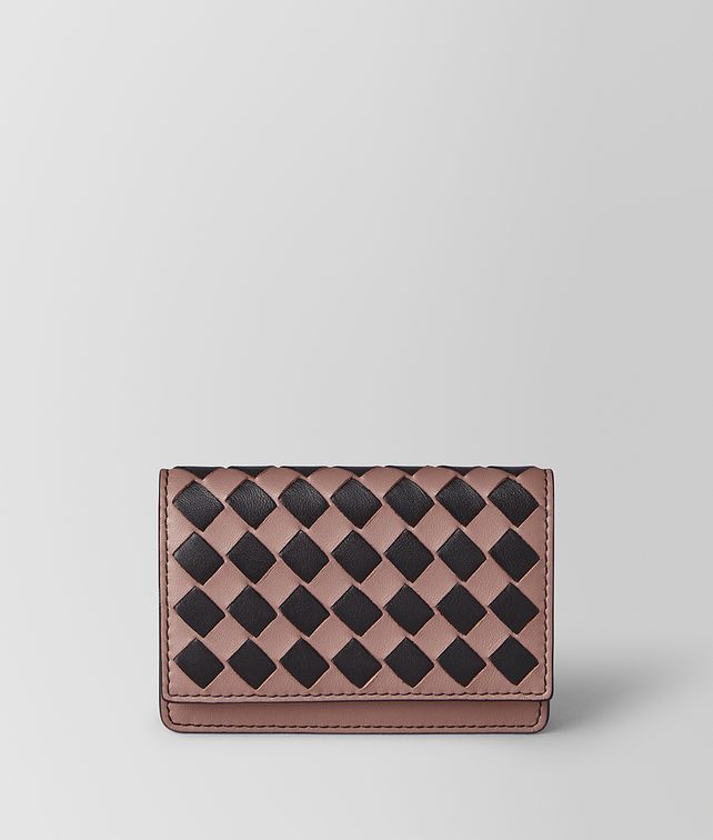 BOTTEGA VENETA CARD CASE IN INTRECCIATO CHEQUER Card Case E fp