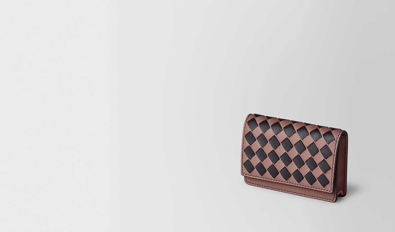 porta carte in intrecciato checker landing
