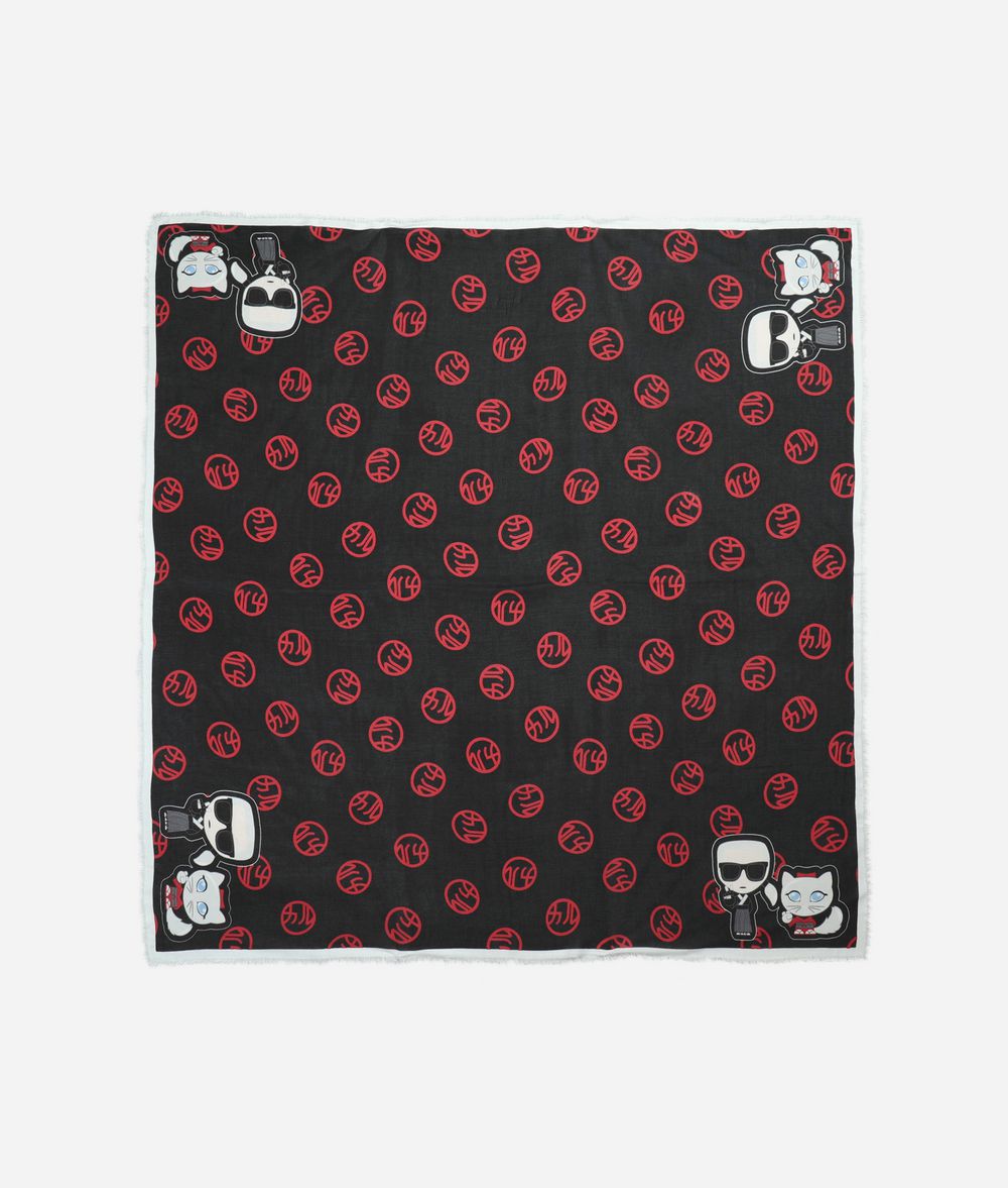 KARL LAGERFELD K/Tokyo Scarf Scarf Woman f