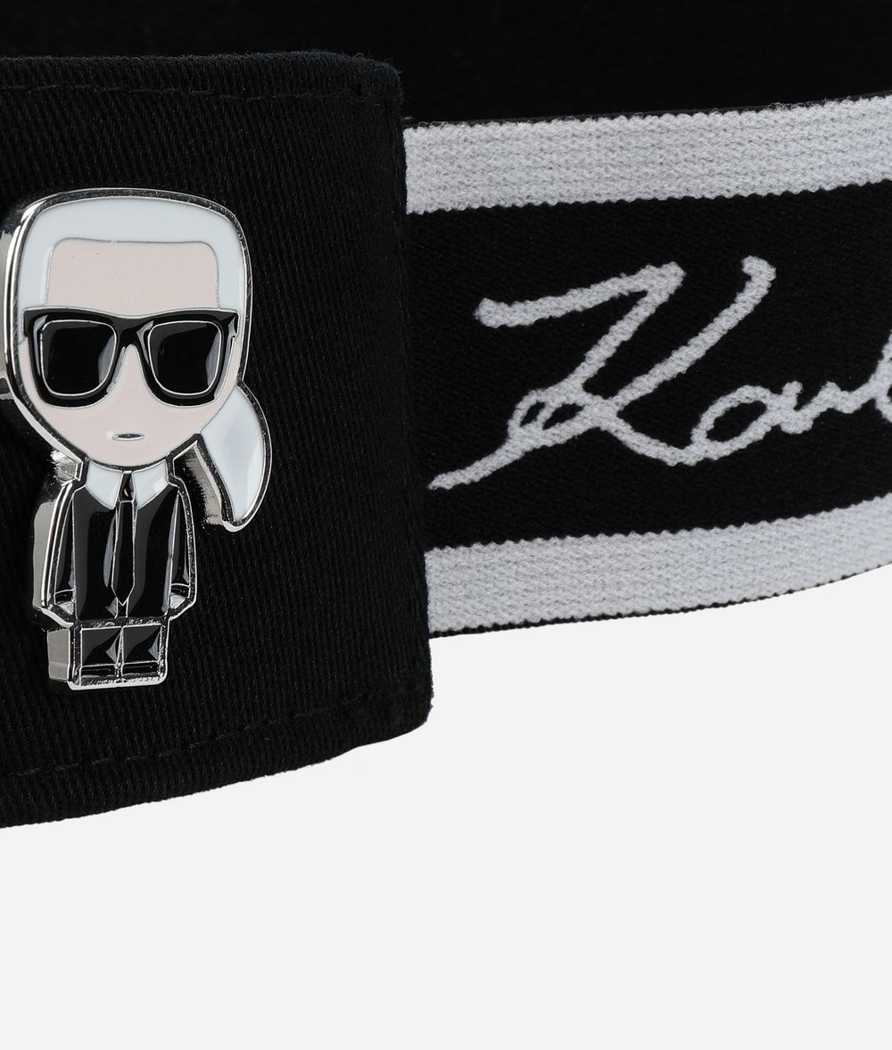 KARL LAGERFELD K/Ikonik Visor Hat Woman d