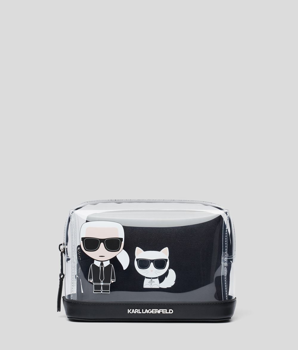 KARL LAGERFELD Прозрачная сумочка с логотипом K/Ikonik Сумочка Для Женщин d
