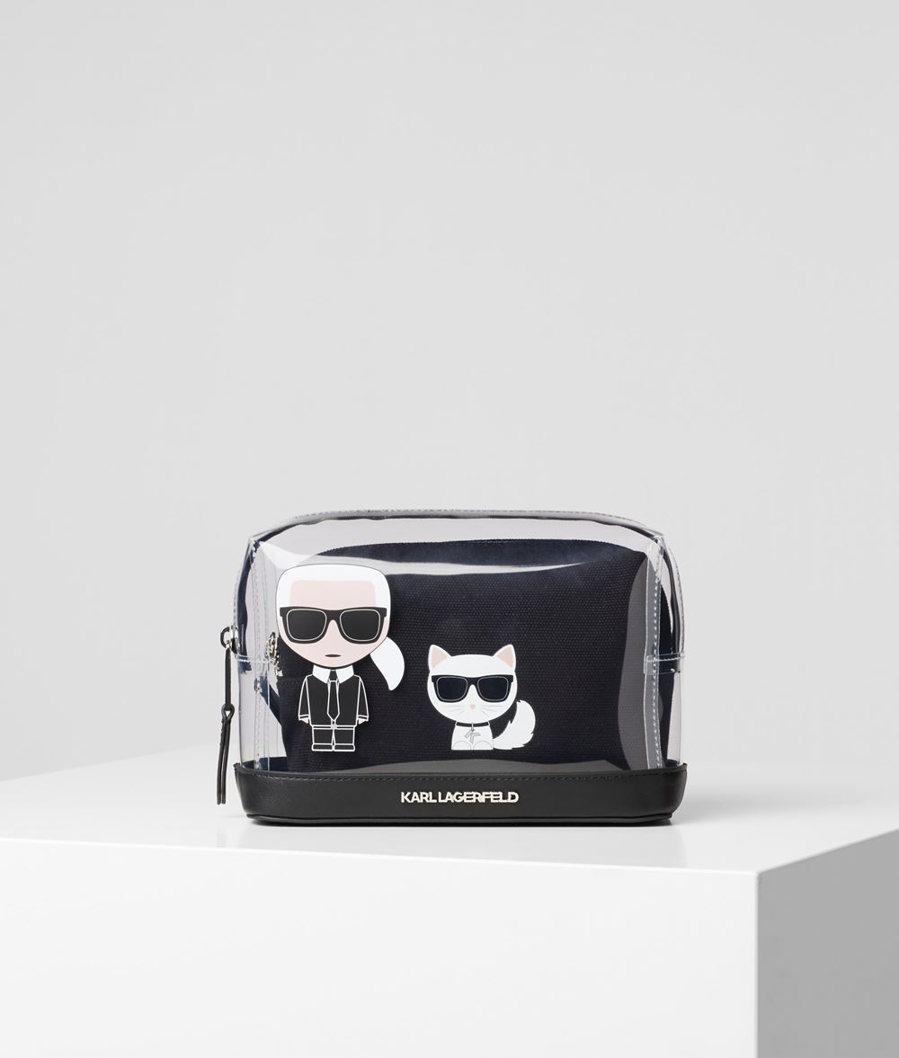 KARL LAGERFELD Прозрачная сумочка с логотипом K/Ikonik Сумочка Для Женщин f