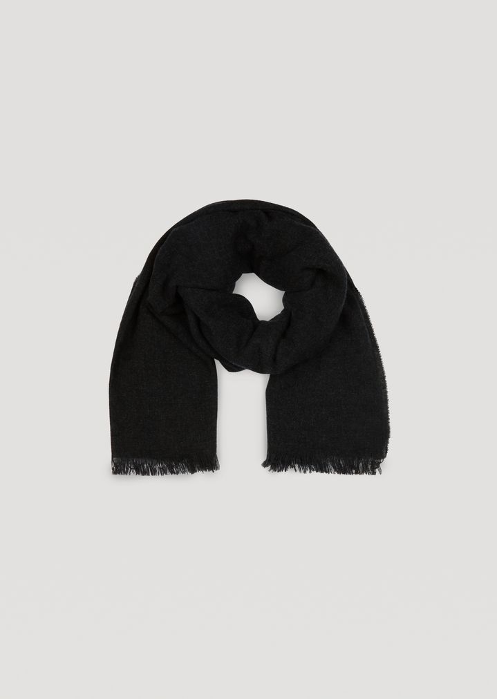 Bufanda de cachemir puro con flecos Bufanda de cachemir puro con flecos