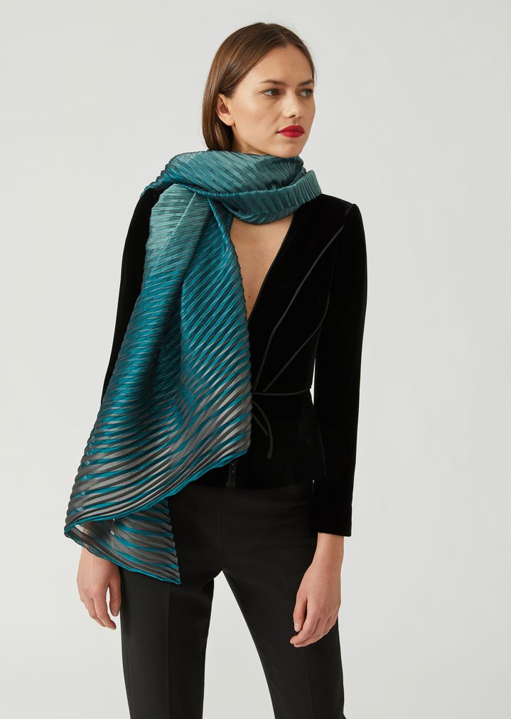 Estola de tejido plisado Estola de tejido plisado