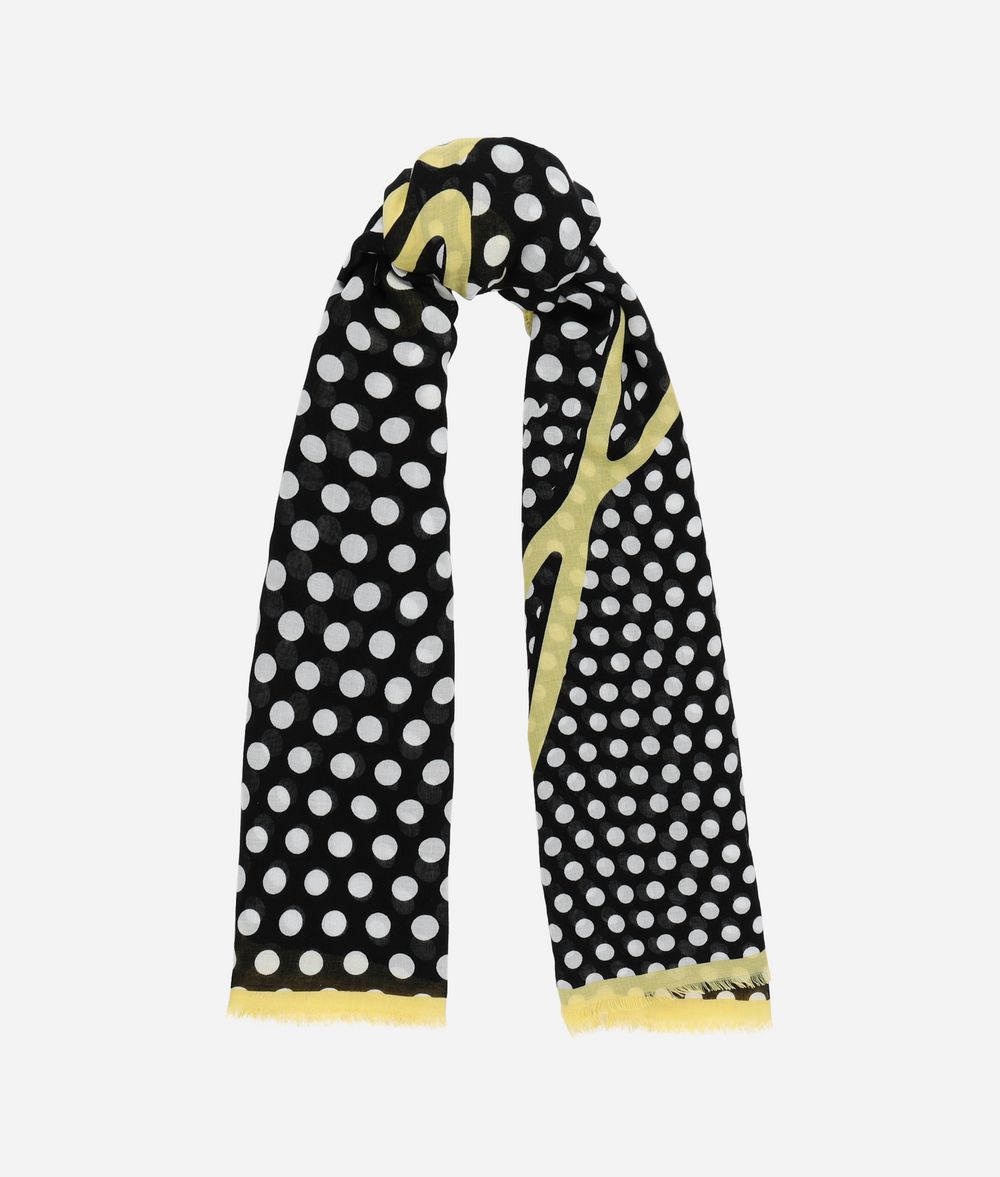 KARL LAGERFELD K/Signature Dots Scarf Scarf Woman r