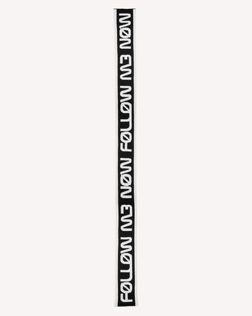 REDValentino "Follow Me Now" jacquard wool maxi scarf