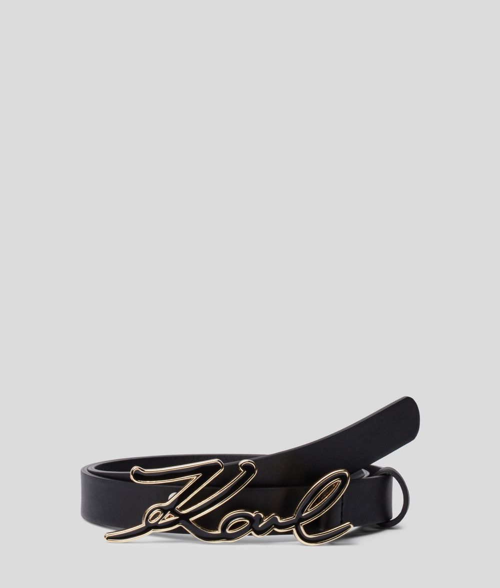 KARL LAGERFELD Karl Logo Buckle Belt Belt Woman d