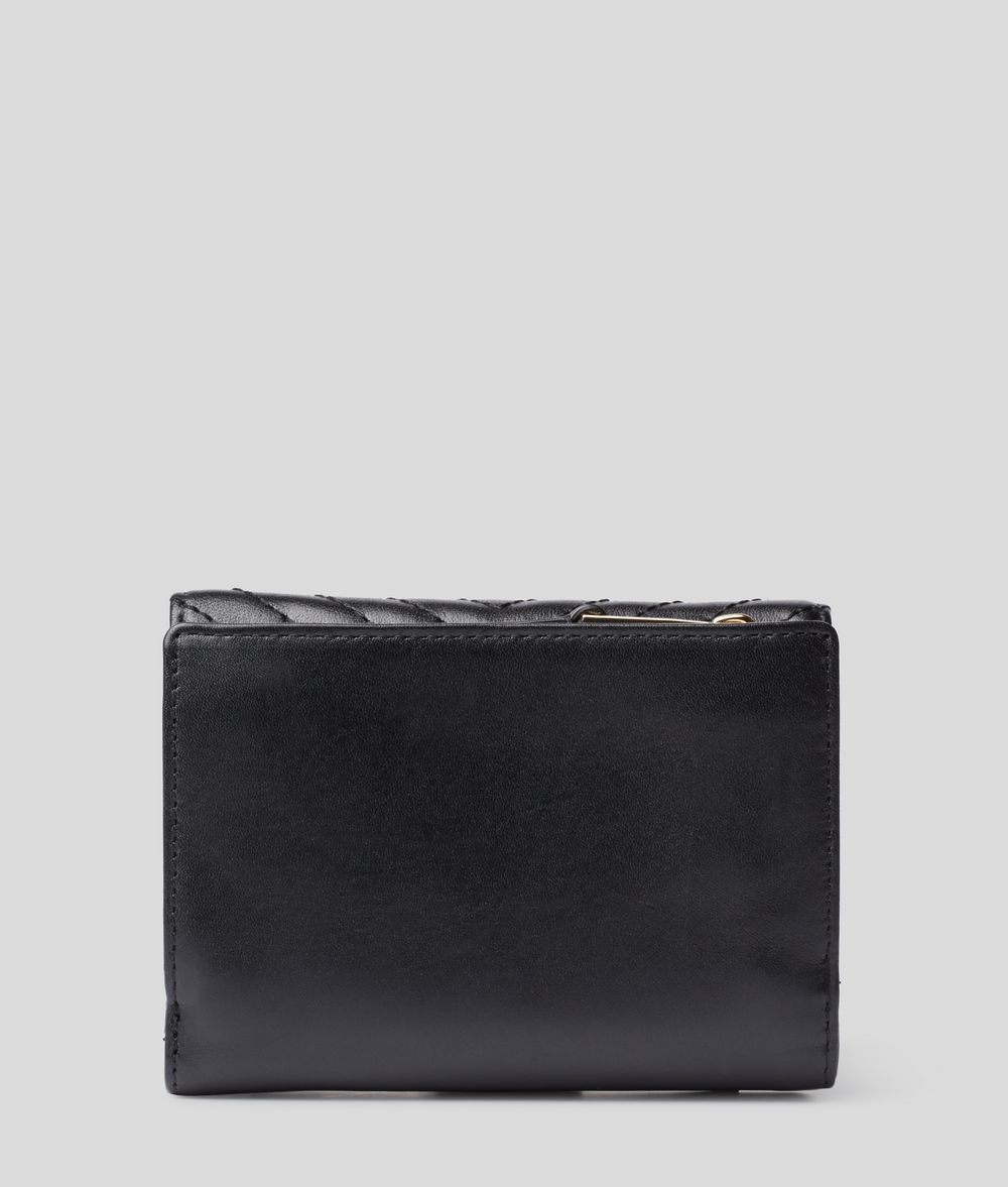 KARL LAGERFELD K/Klassik Quilted Fold Wallet Wallet Woman d