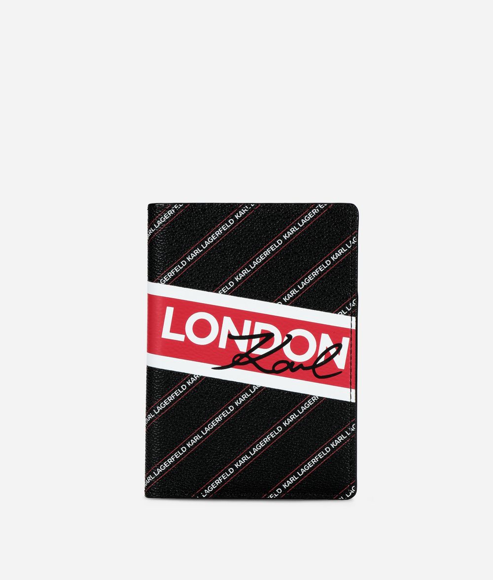 KARL LAGERFELD K/City Passport Holder London Cardholder Woman f
