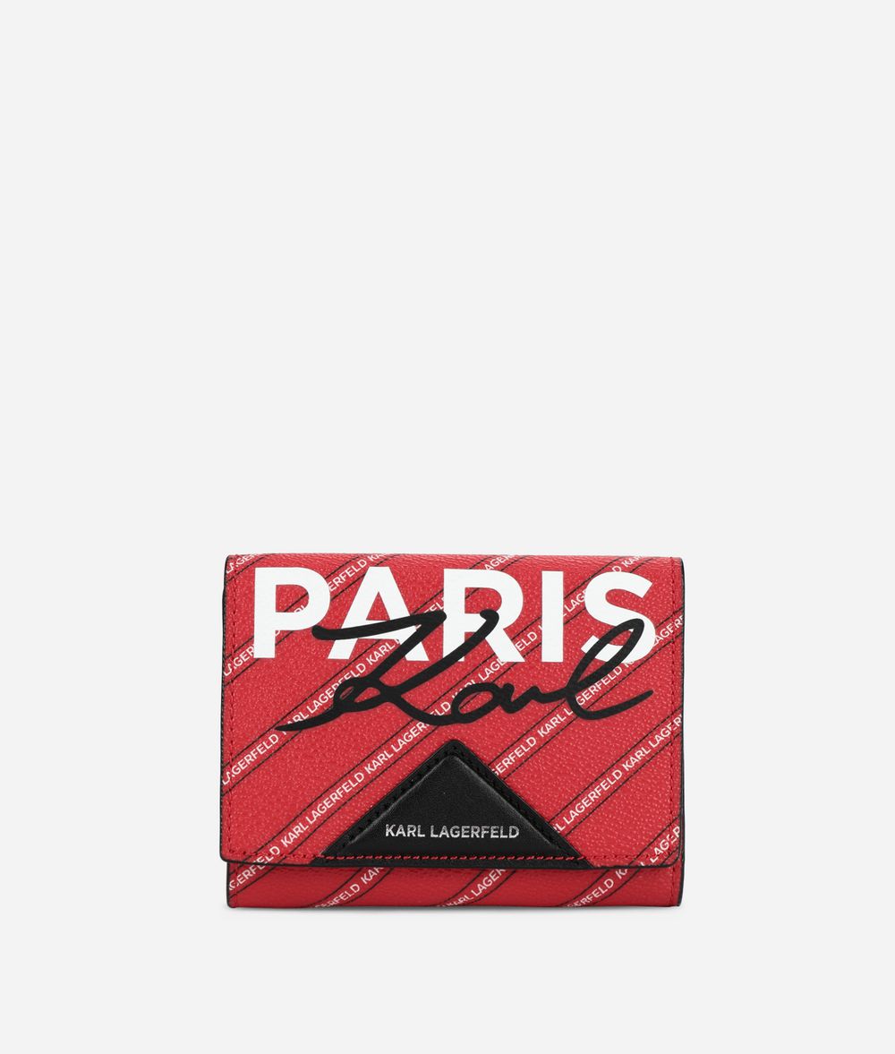 KARL LAGERFELD K/CITY MEDIUM WALLET PARIS Wallet Woman f