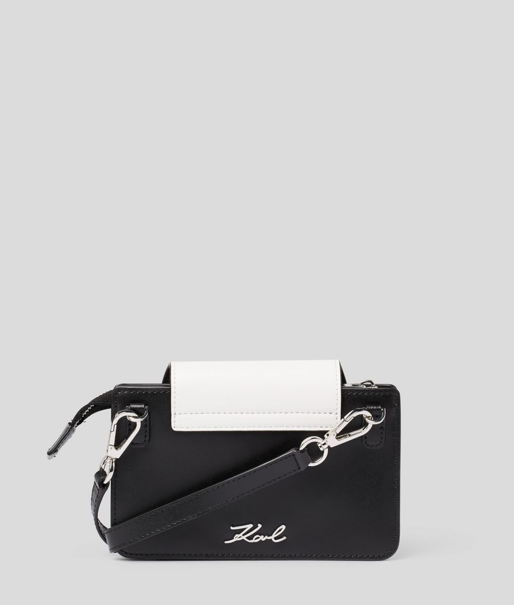 KARL LAGERFELD Transparenter K/Ikonik Beutel Beuteltasche Damen d