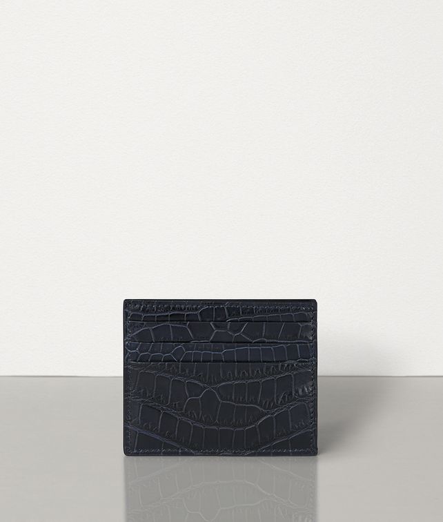 BOTTEGA VENETA CARD CASE IN SOFT CROCODILE Card Case Man fp
