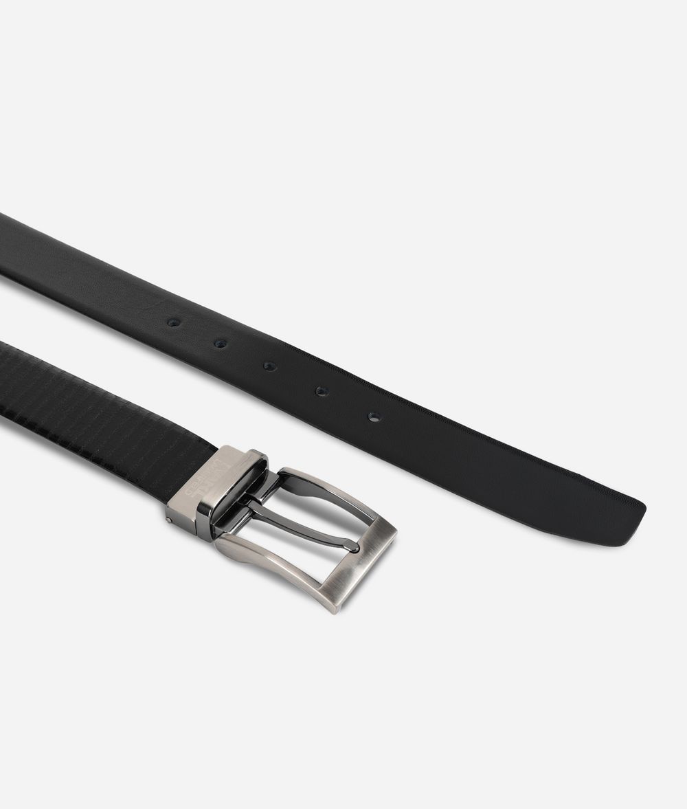 KARL LAGERFELD Leather Belt Box Belt Man d