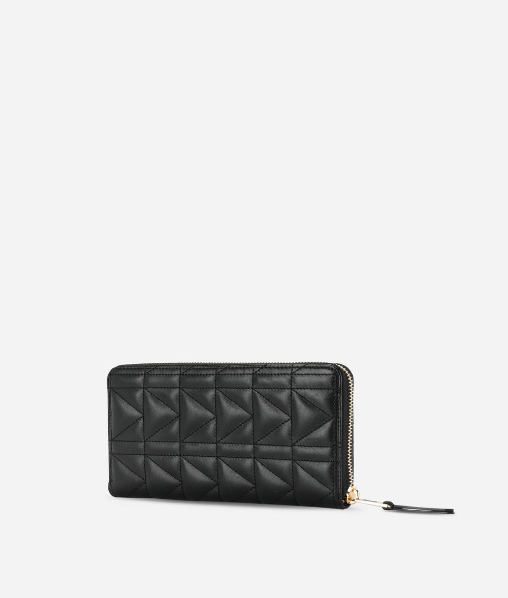 KARL LAGERFELD K/Kuilted Zip-Around Wallet Wallet Woman d