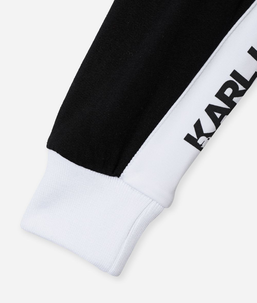 KARL LAGERFELD Hooded Logo Track Jacket Kids’ Sweatshirt Man d