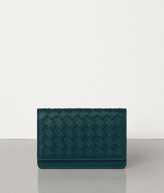 BOTTEGA VENETA CARD CASE IN INTRECCIATO NAPPA Card Case E fp