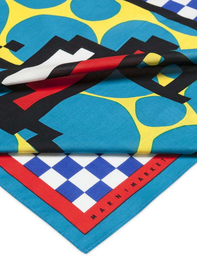 Foulard Marni MARNI MARKET bandana in cotton UFO motif Man