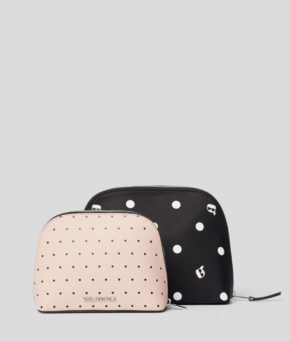 KARL LAGERFELD K/Dots Toiletry Bag Pouch Woman d