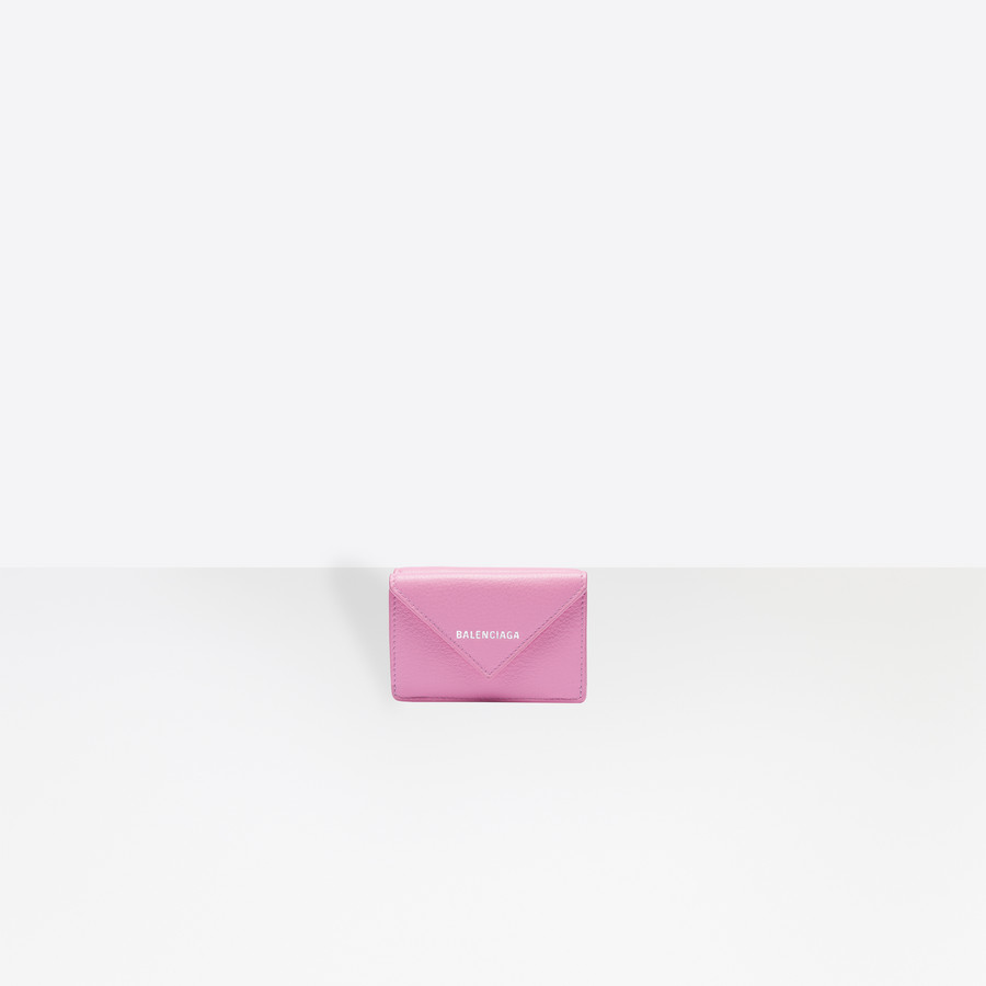 balenciaga card holder pink