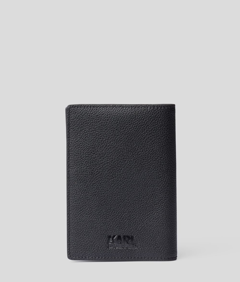 KARL LAGERFELD Rue St Guillaume Passport Cover Cardholder Man d