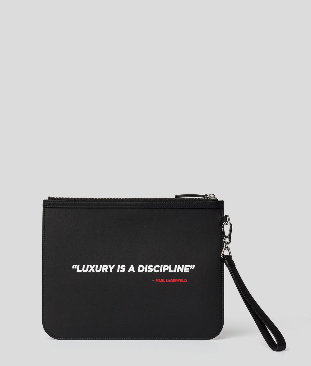KARL LAGERFELD KARL LEGEND LUXURY CLUTCH Pouch Woman d