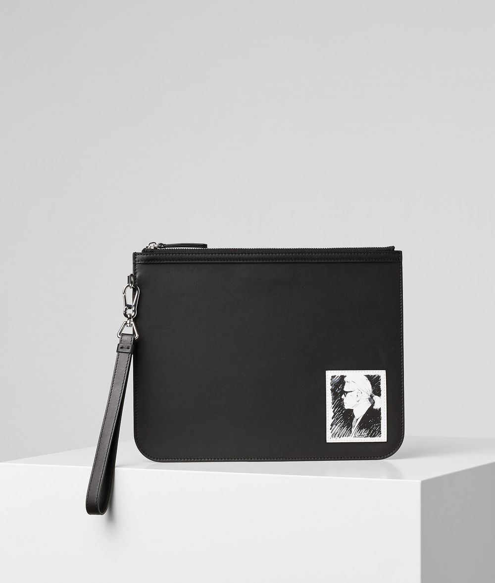 KARL LAGERFELD KARL LEGEND LUXURY CLUTCH Pouch Woman f