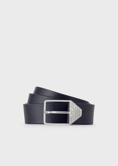 white armani belt