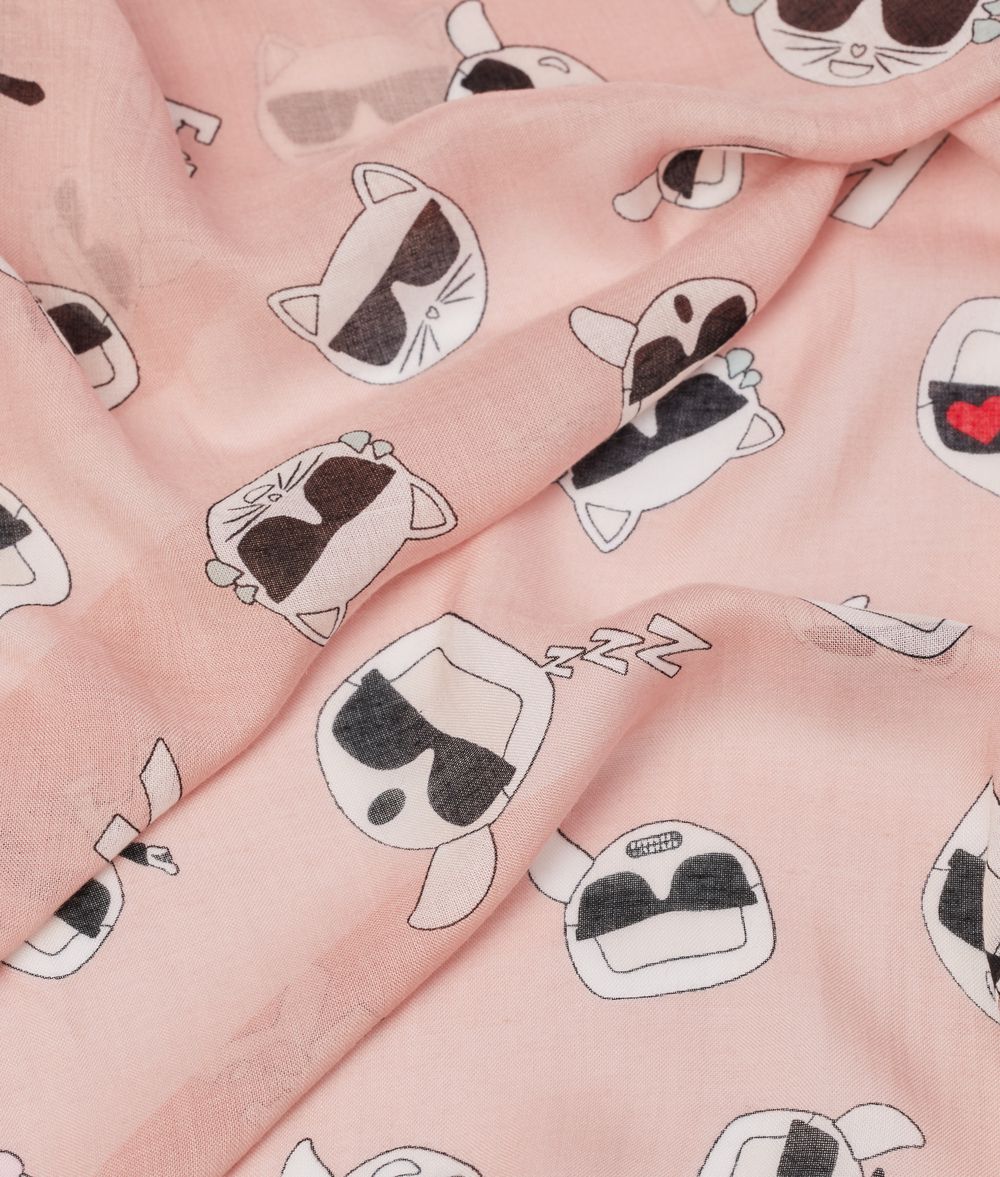 KARL LAGERFELD Foulard imprimé K/Ikonik Écharpe et foulard Femme r