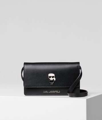 KARL LAGERFELD K/IKONIK FLAT WALLET BAG