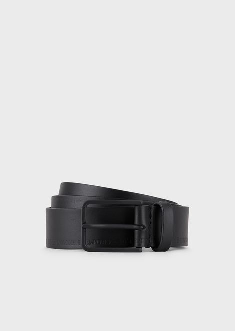 armani embossed belt