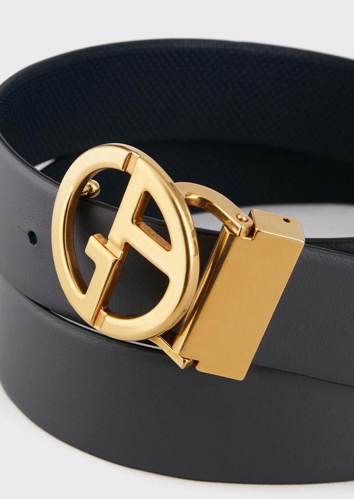 leather-belt-with-ga-logo-formed-of-micro-dots leather-belt-with-ga-logo-formed-of-micro-dots