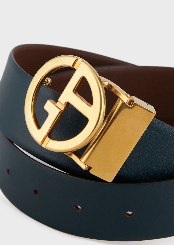 leather-belt-with-ga-logo-formed-of-micro-dots leather-belt-with-ga-logo-formed-of-micro-dots