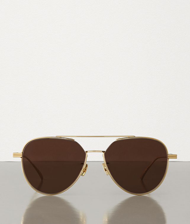 BOTTEGA VENETA SUNGLASSES IN METAL Sunglasses E fp