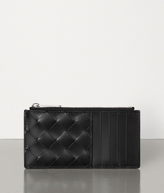 BOTTEGA VENETA CARD CASE IN INTRECCIATO SPAZZOLATO CALFSKIN Card Case Man fp