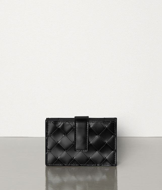 BOTTEGA VENETA CARD CASE IN INTRECCIATO SPAZZOLATO CALF Card Case Man fp